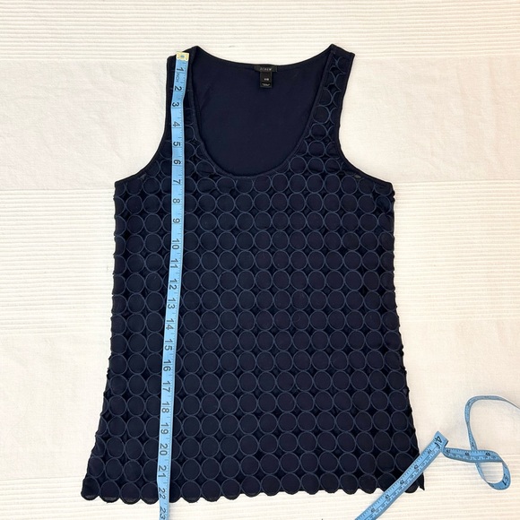 J. Crew Eyelet Dot Sleeveless Top - Picture 5 of 11